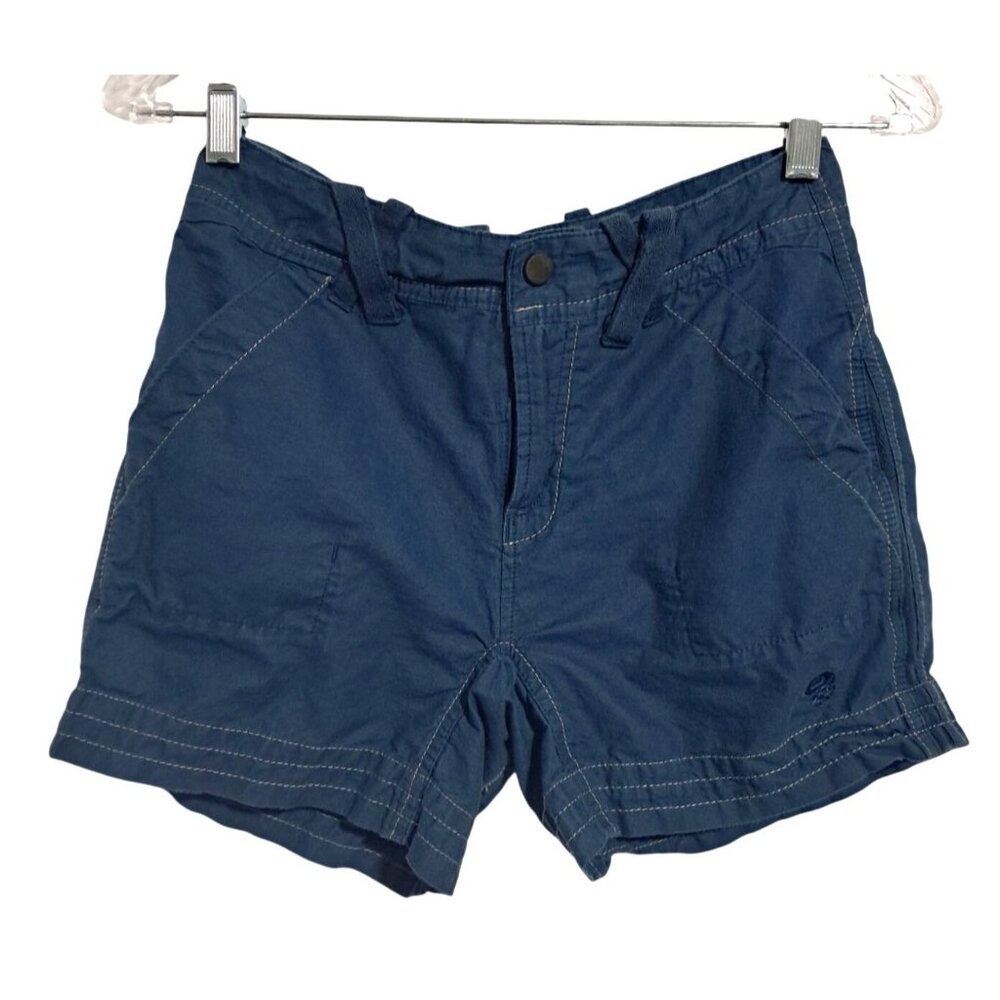 Mountain Hardwear Shorts Womens Size 2 Blue Organic Cotton‎ Hemp